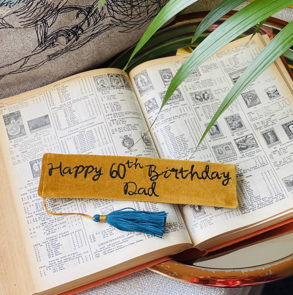 Personalised Embroidered Photo Strip Bookmark