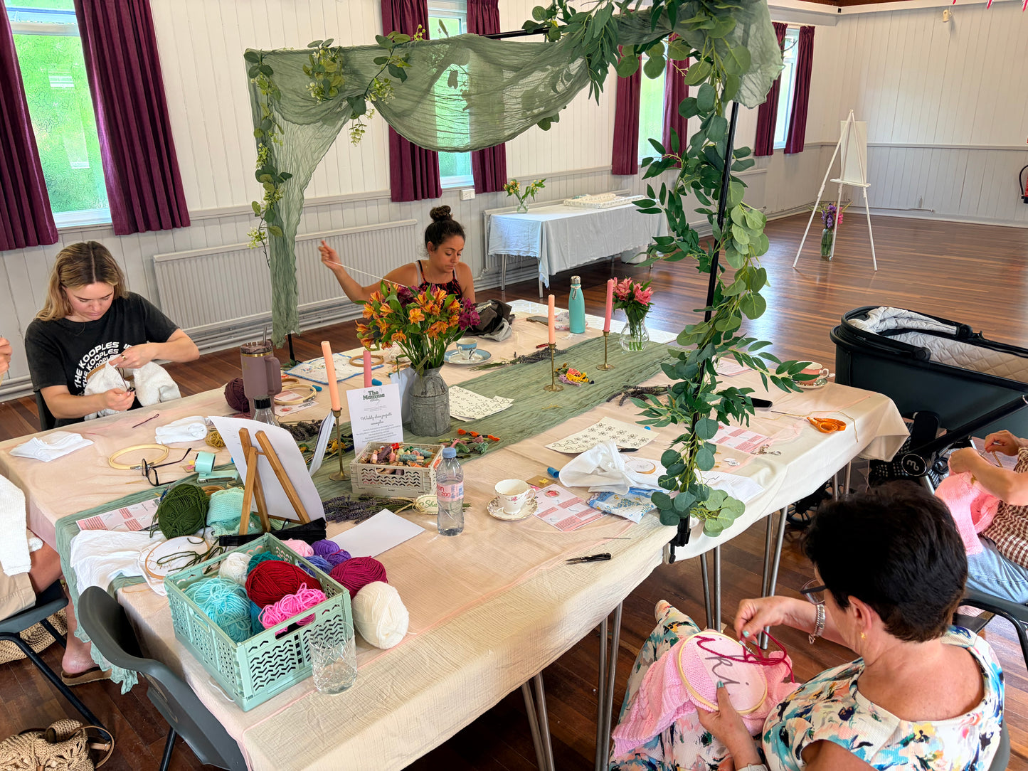 The Mamma Stitch weekly bring your baby - creative classes club