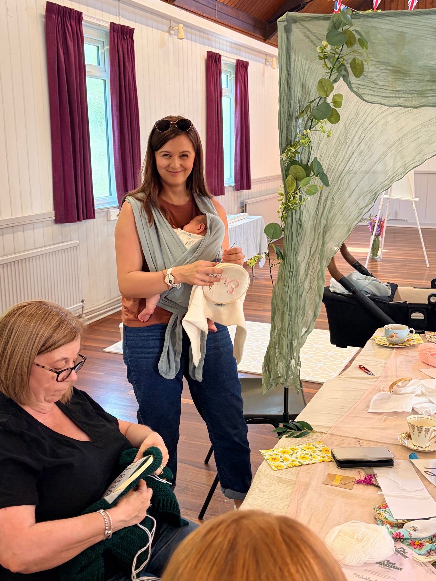 The Mamma Stitch weekly bring your baby - creative classes club