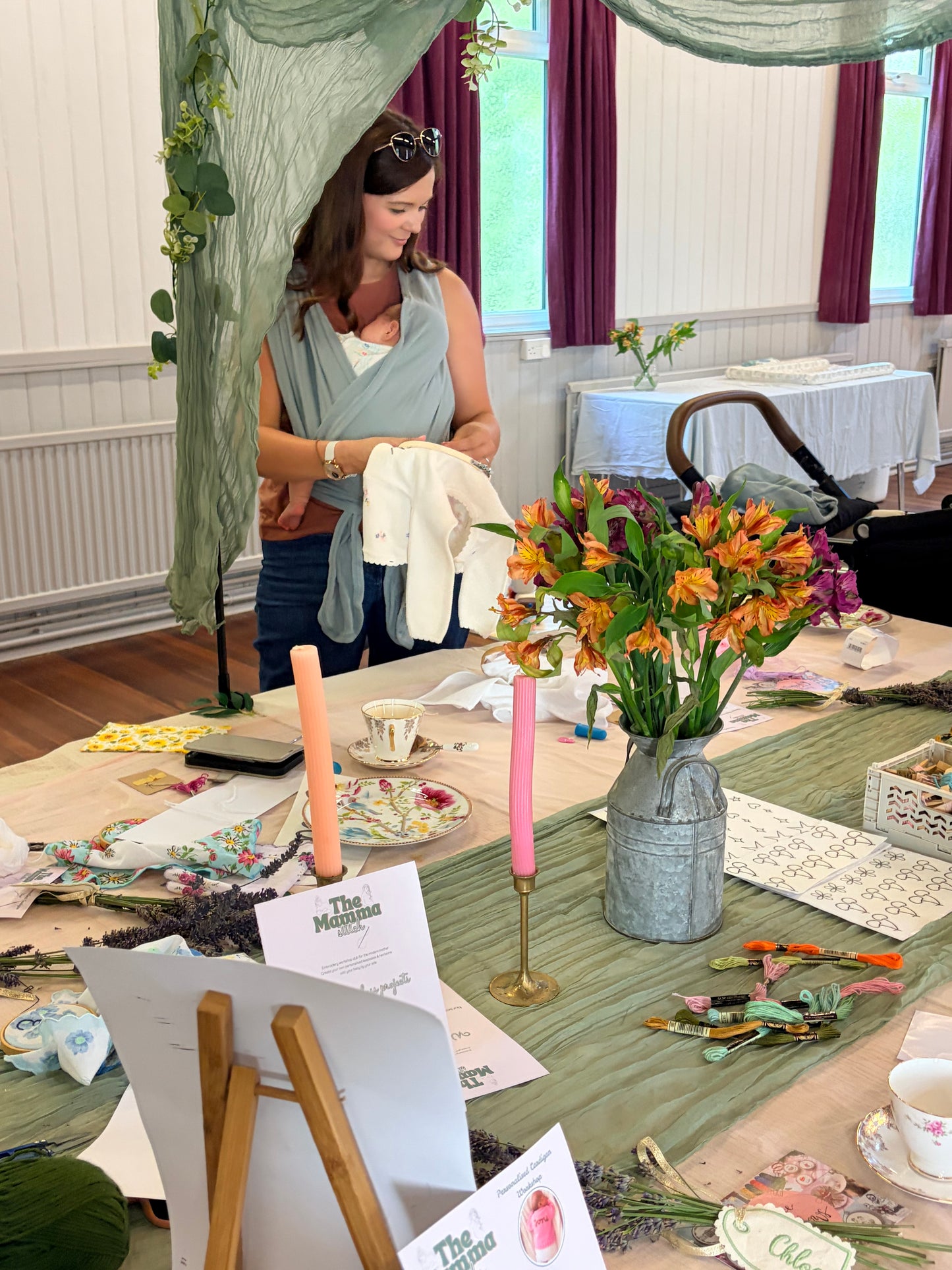 The Mamma Stitch weekly bring your baby - creative classes club
