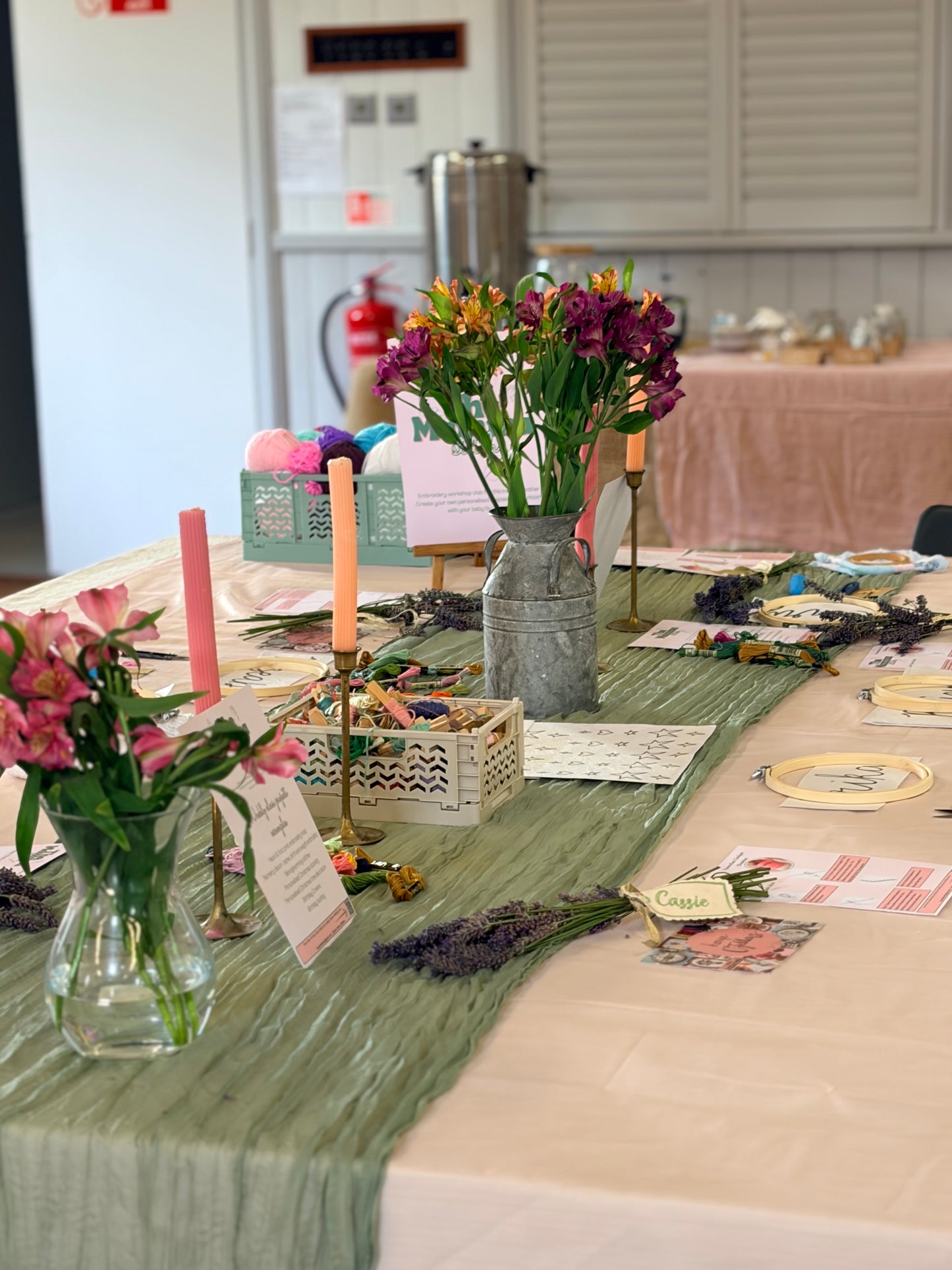 The Mamma Stitch weekly bring your baby - creative classes club