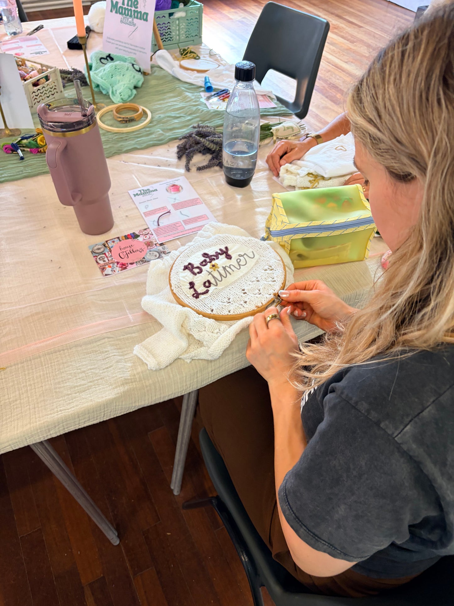 The Mamma Stitch weekly bring your baby - creative classes club