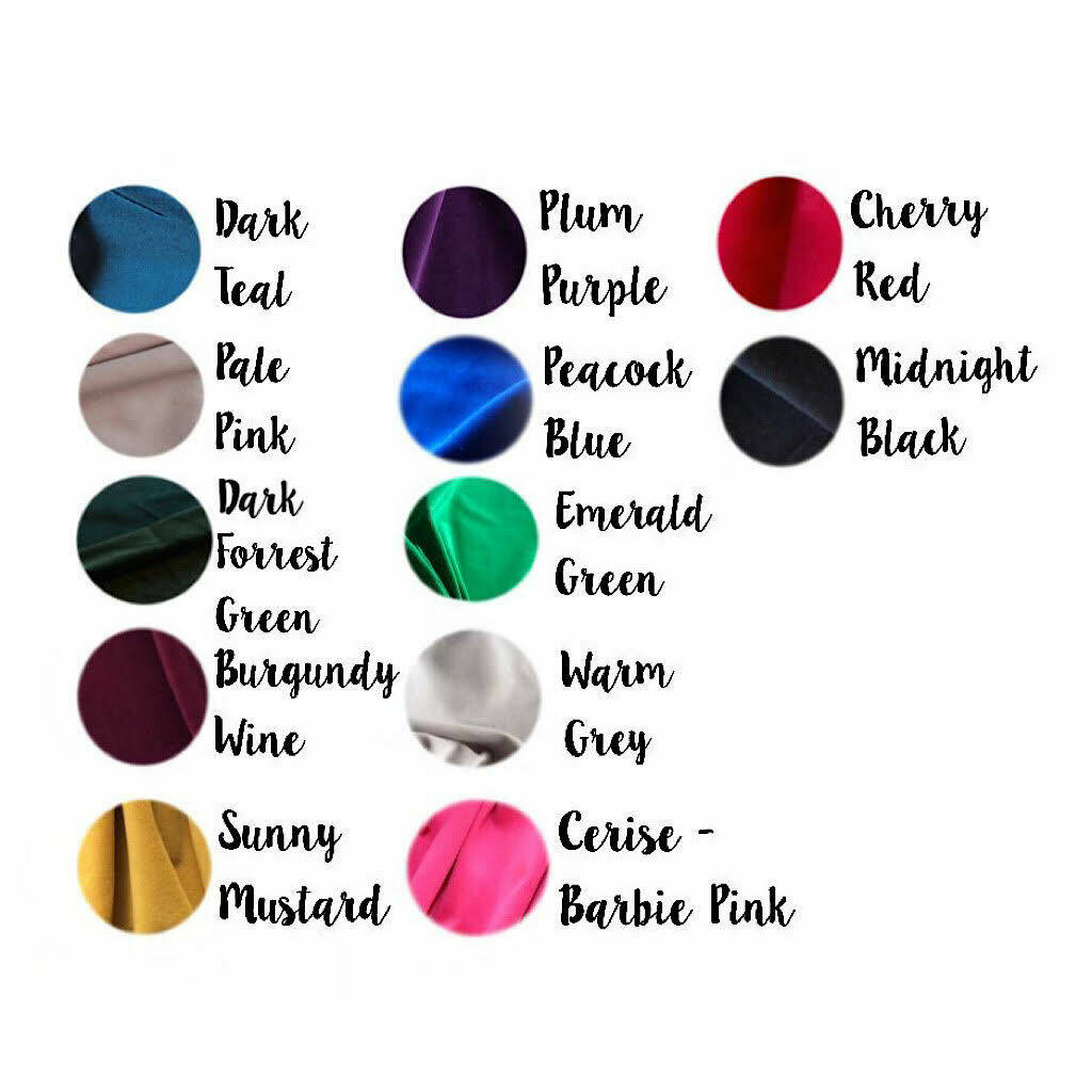 Personalised Embroidered Velvet Headband