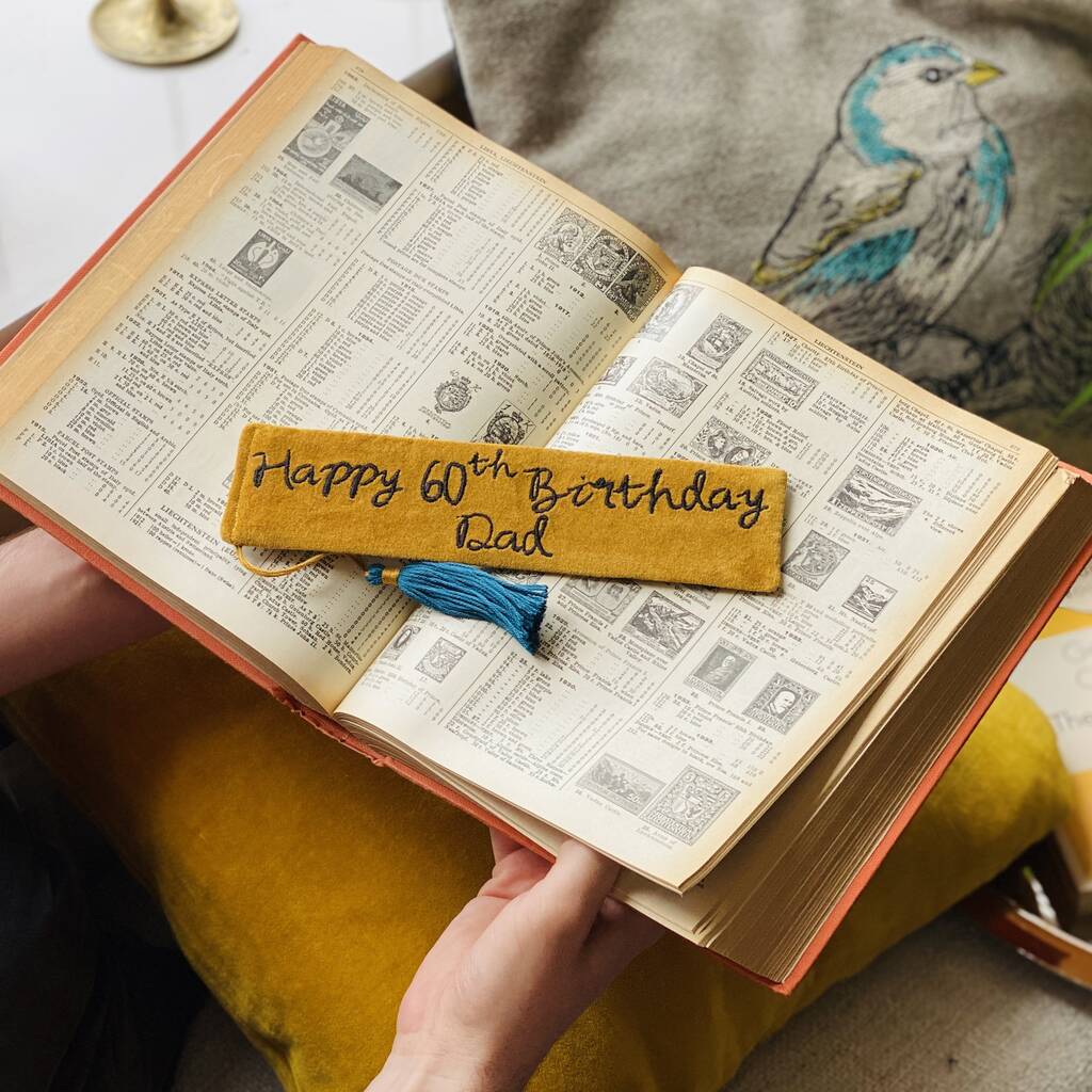 Personalised Embroidered Photo Strip Bookmark
