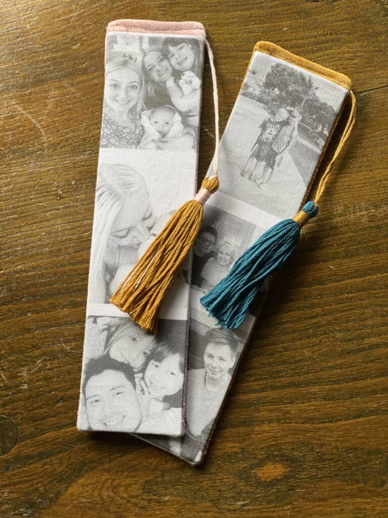 Personalised Embroidered Photo Strip Bookmark