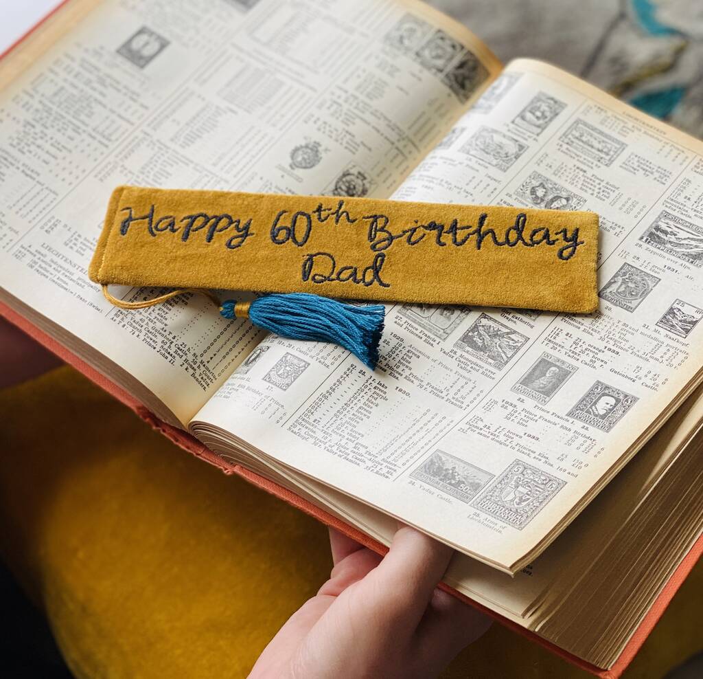Personalised Embroidered Photo Strip Bookmark